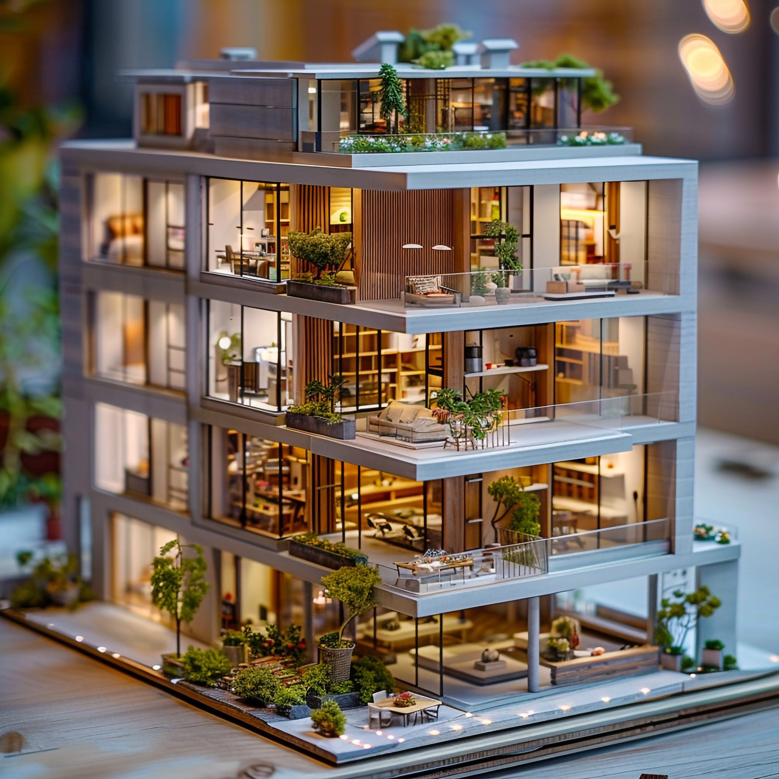 Services 10 model-building-with-green-roof-planter-top